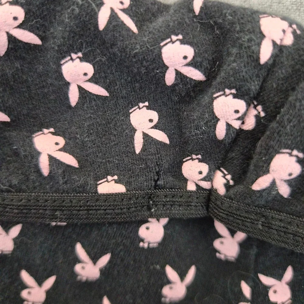 Vintage Playboy Pajama Set Womens Medium Y2K Trashy Chic McBling 2000s Lounge